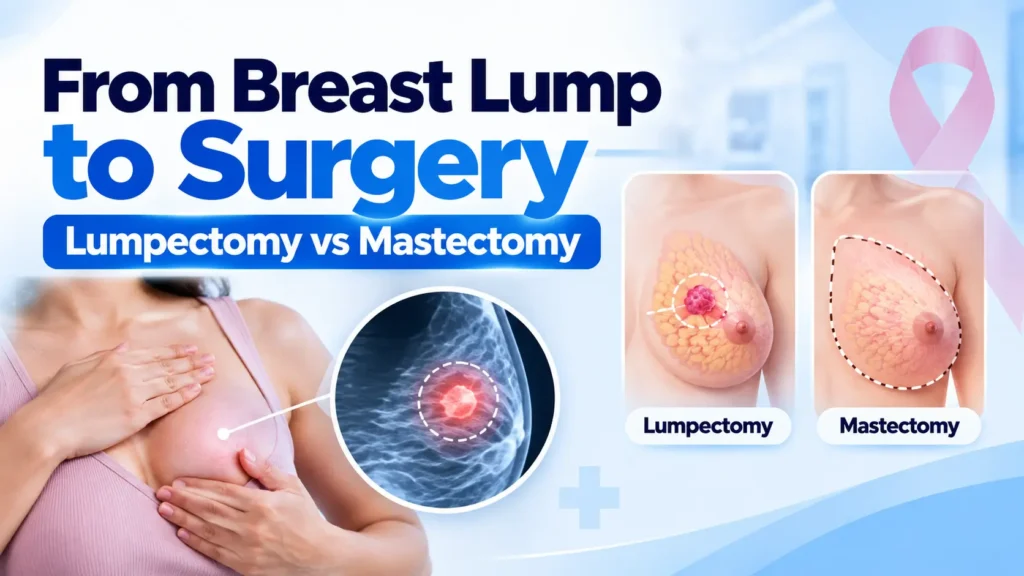 From Breast Lump to Surgery What Actually Happens (Lumpectomy vs Mastectomy Explained)
